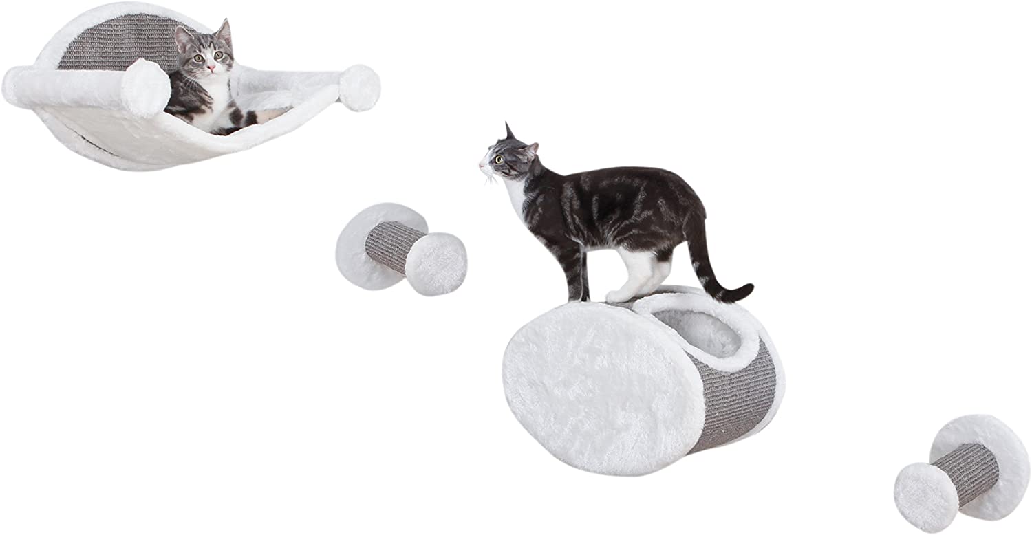 cat hammock Trixie Pet Products Wall-Mounted Cat Lounging Set 1